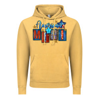 Vintage Mustard American mini 4th of july Vintage Hoodie - FaDigitalArtStudio