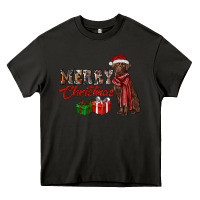 Asphalt merry christmas labrador retriever Heavy Core Tee - RanaPortraitStore