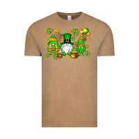 Vintage Coffee St. Patrick's Day gnomes Vintage Tee - OliviaCreatesArt