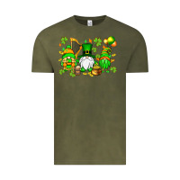 Vintage Olive St. Patrick's Day gnomes Vintage Tee - OliviaCreatesArt