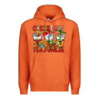 Carrot Christmas tea junkie Premium Hoodie - CowhideDigitalArt