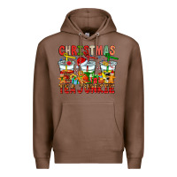 Chestnut Christmas tea junkie Premium Hoodie - CowhideDigitalArt