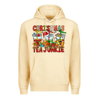 Pina Colada Christmas tea junkie Premium Hoodie - CowhideDigitalArt