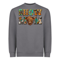 Storm show mom scottish cattle Heavyweight Sweatshirt - BarkalooDesign