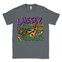 Charcoal Heather laissez les bons temps rouler Classic Tee - CowGirlArtShop