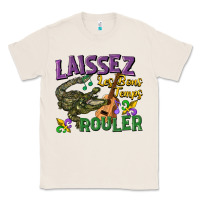 Natural laissez les bons temps rouler Classic Tee - CowGirlArtShop