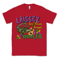Red laissez les bons temps rouler Classic Tee - CowGirlArtShop