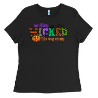 Black something wicked this way comes Ladies Tee - CowGirlArtShop