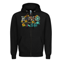 Black western rodeo bullfighter  life turquoise's gemstones arrow sunflowers Zipper Hoodie - BarkalooDesign