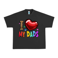 Pigment Black i love my dads Urban Heavy Tee - OliviaCreatesArt