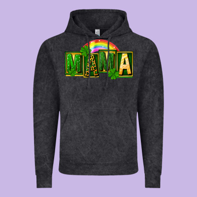 St. Patricks Day Mama Vintage Hoodie Designed By Fadigitalartstudio