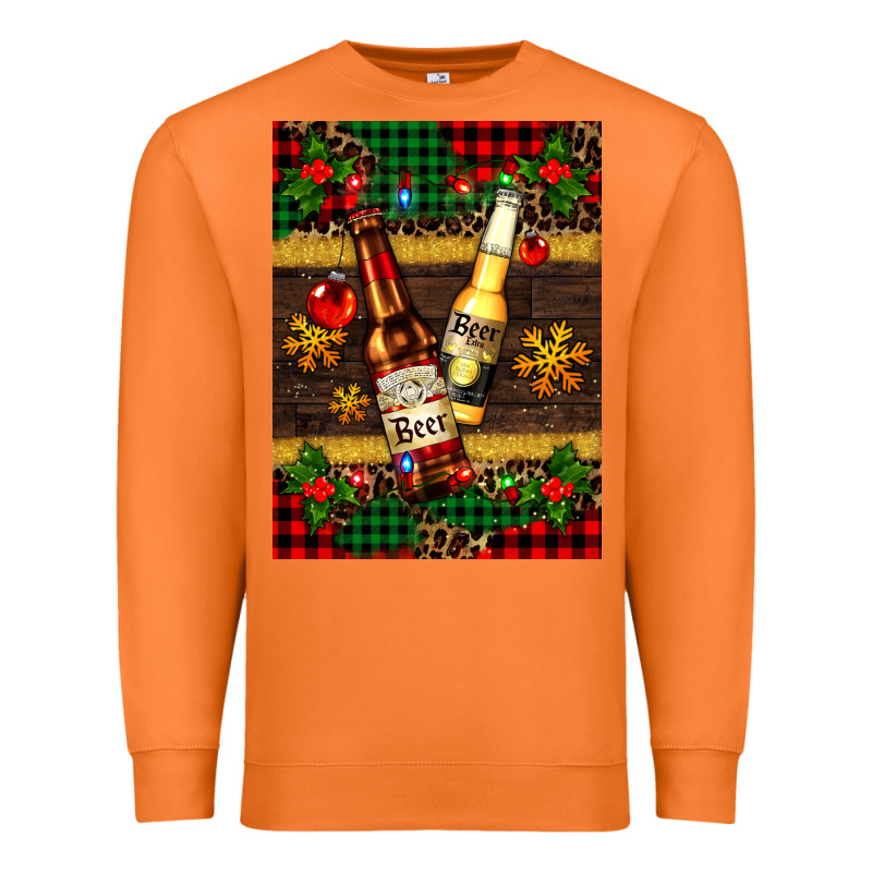 Snow And Beer Bottles Premium Sweatshirt by AdoDesignShop | Teevron