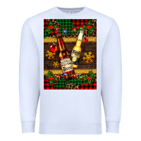 White snow and beer bottles Premium Sweatshirt - AdoDesignShop