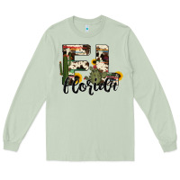 Matcha florida state cowhide serape cactus Long Sleeve Tee - RanaPortraitStore