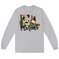 Moon Dust florida state cowhide serape cactus Long Sleeve Tee - RanaPortraitStore