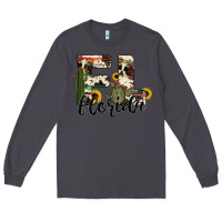 Smoke florida state cowhide serape cactus Long Sleeve Tee - RanaPortraitStore
