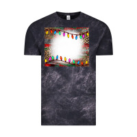 Cloud Black christmas bleach effect tumler Vintage Tee - CowCowDesign