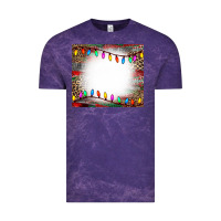 Cloud Purple christmas bleach effect tumler Vintage Tee - CowCowDesign