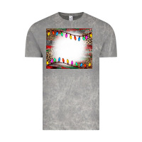 Cloud Rock christmas bleach effect tumler Vintage Tee - CowCowDesign