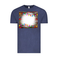 Vintage Denim christmas bleach effect tumler Vintage Tee - CowCowDesign