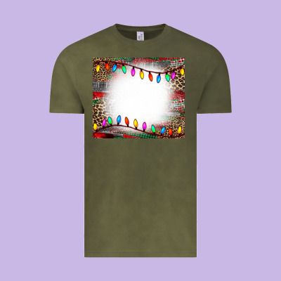 Christmas Bleach Effect Tumler Vintage Tee Designed By Cowcowdesign