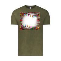 Vintage Olive christmas bleach effect tumler Vintage Tee - CowCowDesign