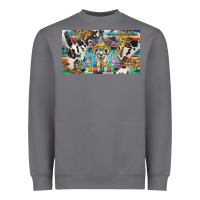 Storm happy birthday alpaca blue cup Heavyweight Sweatshirt - BarkalooDesign