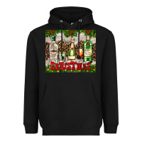 Black christmas cocktail party Heavyweight Hoodie - AdoDesignShop