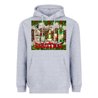 Heather Grey christmas cocktail party Heavyweight Hoodie - AdoDesignShop