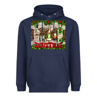 Navy christmas cocktail party Heavyweight Hoodie - AdoDesignShop
