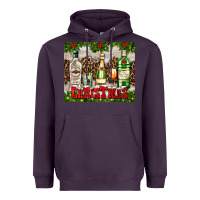 Plum christmas cocktail party Heavyweight Hoodie - AdoDesignShop