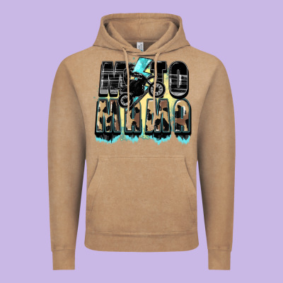 Moto Mama Mother's Day Vintage Hoodie Designed By Fadigitalartstudio