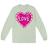 Matcha valentine's day hearts Long Sleeve Tee - FaDigitalArtStudio