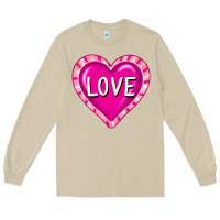 Mushroom valentine's day hearts Long Sleeve Tee - FaDigitalArtStudio