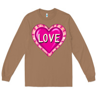 Toasted Coconut valentine's day hearts Long Sleeve Tee - FaDigitalArtStudio