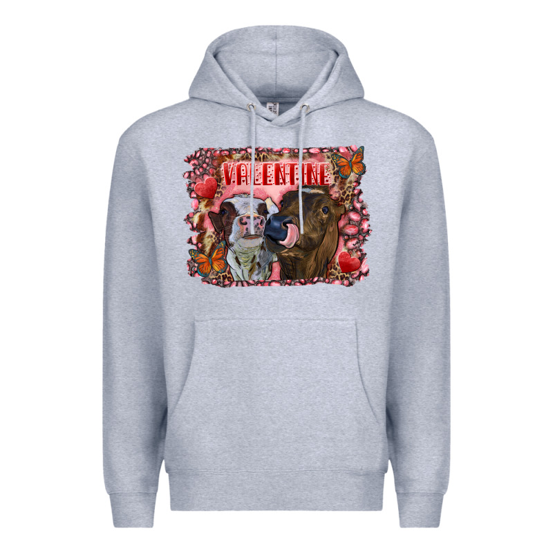 Valentine Heifers Premium Hoodie by RanaPortraitStore | Teevron
