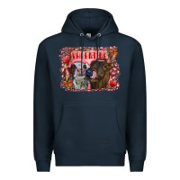 Navy Valentine heifers Premium Hoodie - RanaPortraitStore