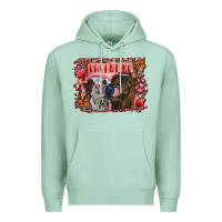 Seafoam Valentine heifers Premium Hoodie - RanaPortraitStore