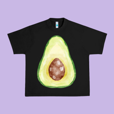 Half Avocado Fa Element Urban Heavy Tee Designed By Fadigitalartstudio