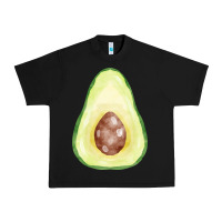 Black half avocado fa element Urban Heavy Tee - FaDigitalArtStudio