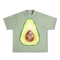 Oil Green half avocado fa element Urban Heavy Tee - FaDigitalArtStudio