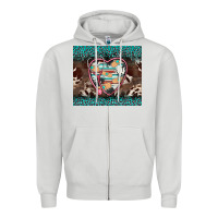 Dove Grey western nurse stethoscope turquoise leopardes Zipper Hoodie - BarkalooDesign
