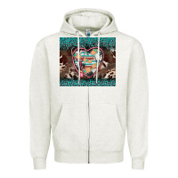 Oatmeal Heather western nurse stethoscope turquoise leopardes Zipper Hoodie - BarkalooDesign
