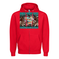 Red western nurse stethoscope turquoise leopardes Zipper Hoodie - BarkalooDesign