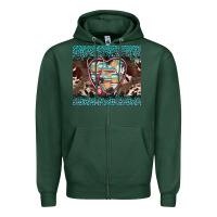 Western Nurse Stethoscope Turquoise Leopardes Zipper Hoodie | Teevron