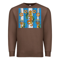 Chestnut shalom with star of david Premium Sweatshirt - AdoDesignShop