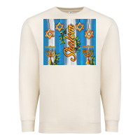 Sandshell shalom with star of david Premium Sweatshirt - AdoDesignShop