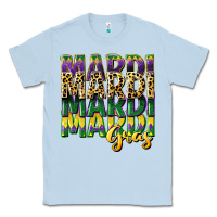 Dusty Blue mardi gras Classic Tee - CowGirlArtShop