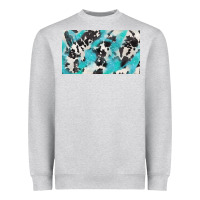 Heather Grey cowhide glitter  cup Heavyweight Sweatshirt - BarkalooDesign