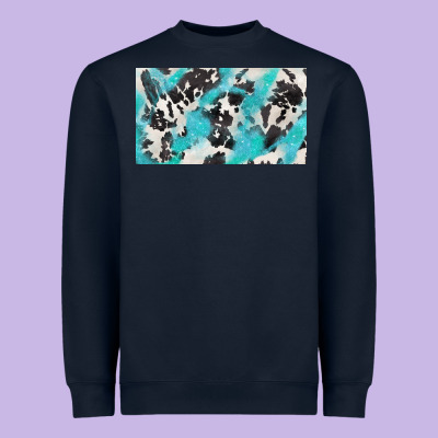 Cowhide Glitter  Cup Heavyweight Sweatshirt Designed By Barkaloodesign